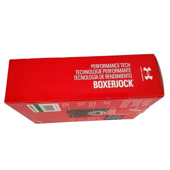 Under Armour Performance Tech Boxerjock 3 Pack 6" Inseam L/G Blue - Picture 4 of 5